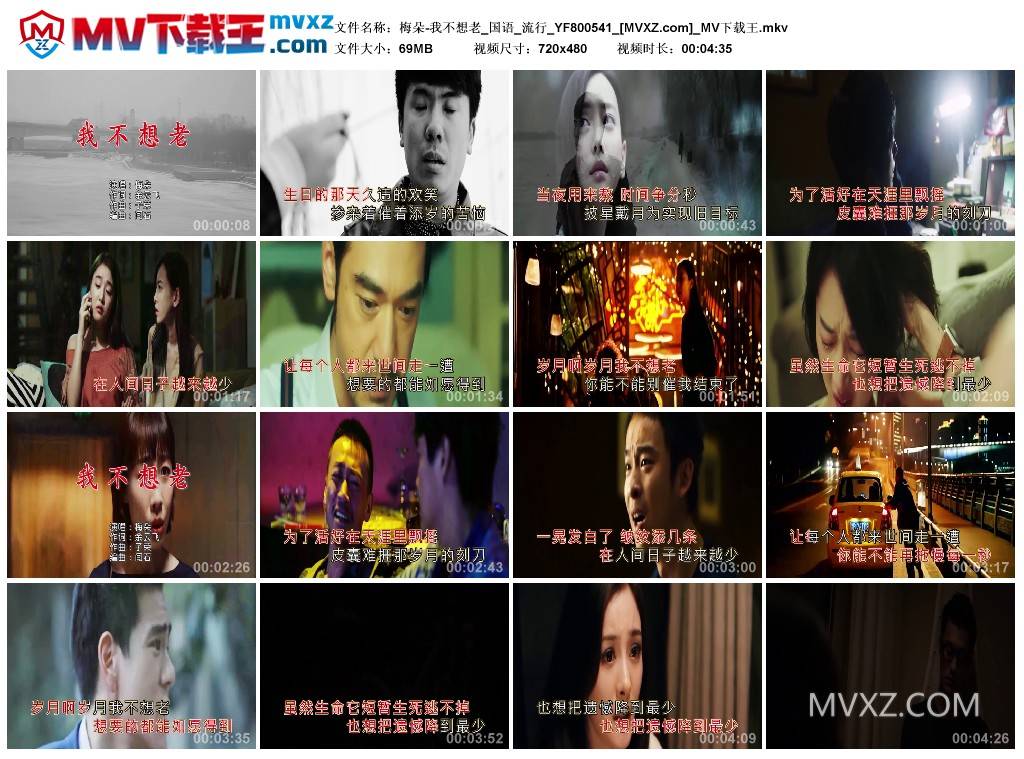 梅朵-我不想老_国语_流行_YF800541